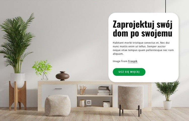 Zaprojektuj swój dom Projekt strony internetowej