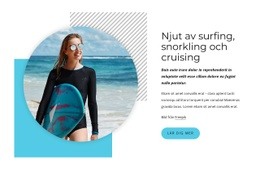 Njut Av Att Surfa - Gratis Webbplatsmall