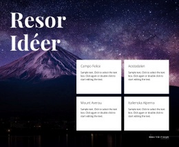 Resor Idéer - Ultimata WordPress-Tema