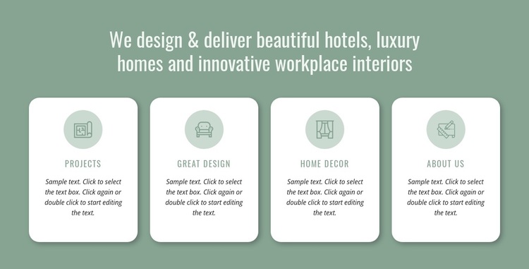 We design hotels Template