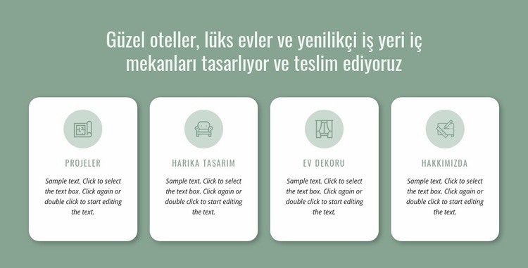 Oteller tasarlıyoruz HTML5 Şablonu