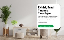 Evinizi Tasarlayın - Güzel Web Sitesi Tasarımı