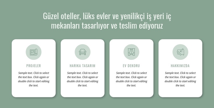 Oteller tasarlıyoruz WordPress Teması