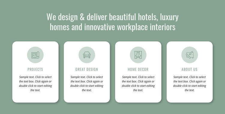 We design hotels Web Design
