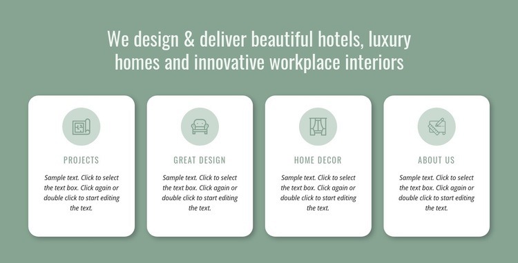 We design hotels Web Page Design