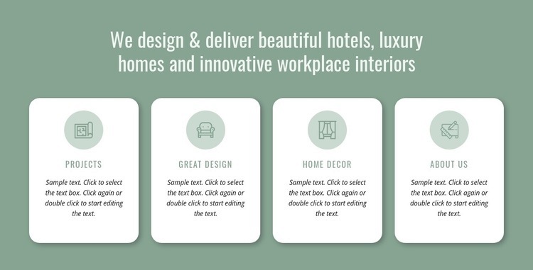 We design hotels Webflow Template Alternative