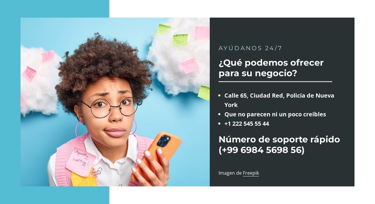 Lo que ofrecemos para su negocio Plantilla CSS