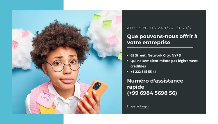 Ce que nous offrons pour votre entreprise Modèle CSS