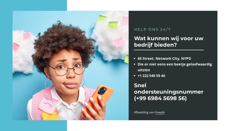 Wat bieden wij voor uw bedrijf Html Website Builder