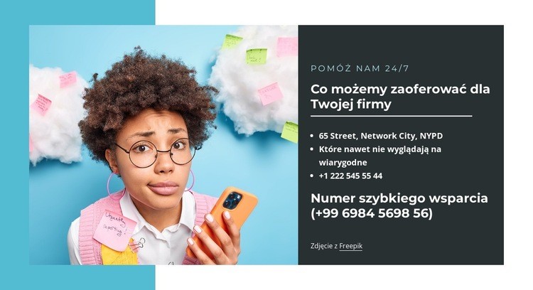 Co oferujemy dla Twojej firmy Projekt strony internetowej