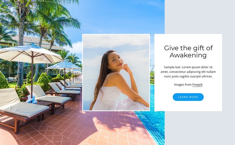 Wellness spa hotel CSS Template