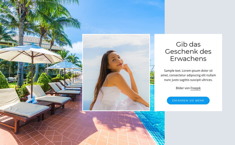 Wellness Spa Hotel HTML-Vorlage