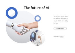 The future of AI - Html Code Example by Nicepage