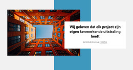 Architectuur En Interieurontwerp HTML-Sjabloon