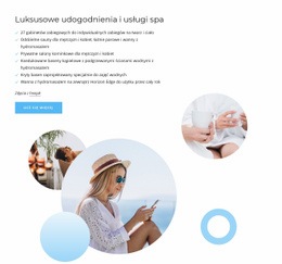 Luksusowe Usługi Spa - HTML Web Page Builder