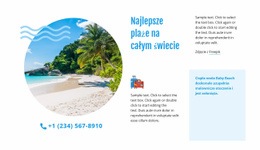 Narzędzie Do Tworzenia Makiet Witryn Internetowych Dla Najlepsze Miejsca Na Plażę