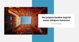 Mimari Ve Iç Tasarım Ücretsiz CSS Web Sitesi Şablonu