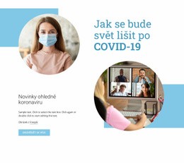 Svět Po Covid-19 Šablona Webu