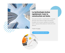 La Technologie Évolue Rapidement - Modèle HTML Réactif