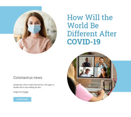 The World After Covid-19 - Free Download Website Design