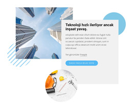 Teknoloji Hızlı Hareket Ediyor - Duyarlı HTML Şablonu