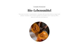 Bio-Café - Gebrauchsfertige Landingpage