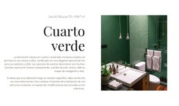 Color Verde En Interior: Plantilla HTML Básica