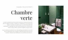 Couleur Verte À L'Intérieur - Modèle De Site Web Réactif