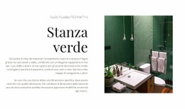 Progettazione Del Sito Web Per Colore Verde All'Interno