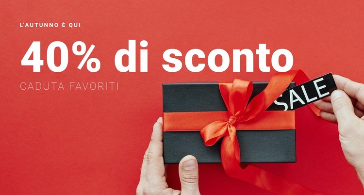 Tempo di vendita eccellente Mockup del sito web