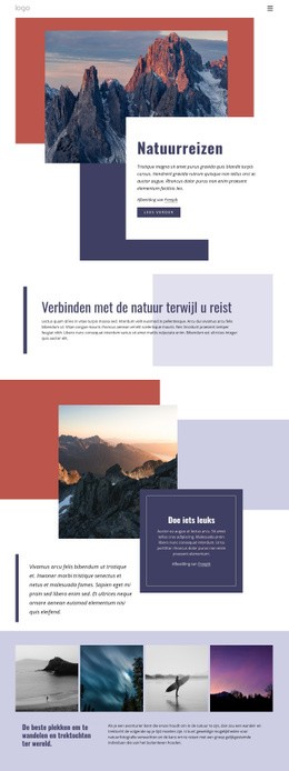 Reizen In De Natuur - Ultieme Bestemmingspagina