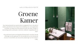 Groene Kleur In Interieur - Gebruiksvriendelijke Websitebouwer