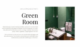 Grön Färg I Interiören - Grundläggande HTML-Mall