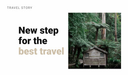 Jungle Travel - Modern Web Page Design