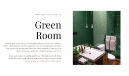 Green Color In Interior {0] - Web Page Editor