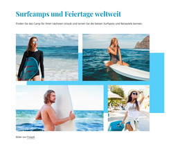 Surfcamps – Fertiges Website-Design