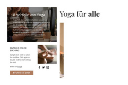 Yoga Für Alle – Kostenloses WordPress-Theme