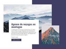Voyage En Montagne – Téléchargement Du Modèle HTML