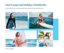 Surf Camps - Creative Multipurpose Html Code