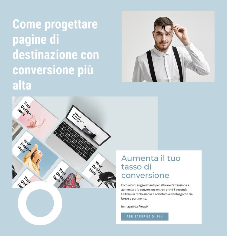 Aumenta il tuo tasso di conversione Modello HTML5