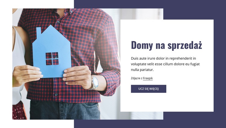 Domy na sprzedaż Szablony do tworzenia witryn internetowych