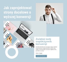 Zwiększ Swój Współczynnik Konwersji - Wielozadaniowy Szablon Jednostronicowy