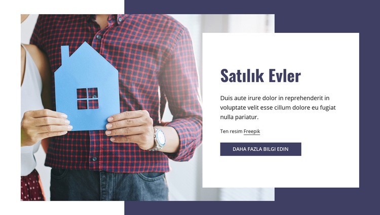 Satılık evler Şablon