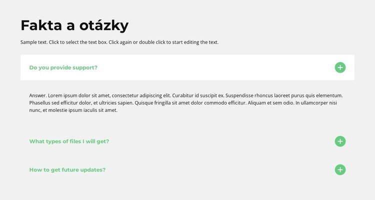 Otázky o Šablona HTML