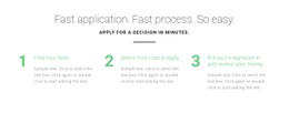 Three rules and steps - CSS Template by Nicepage