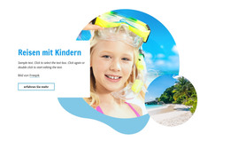 Reisen Mit Kindern - Responsive HTML-Vorlage