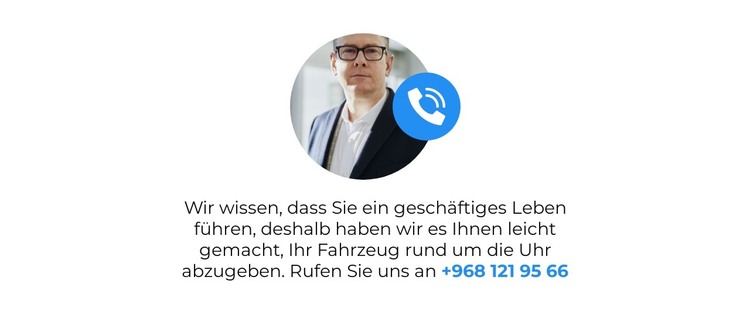 Rufen Sie uns an und erhalten Sie Antworten HTML-Vorlage