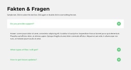 Fragen Über - Free HTML Website Builder