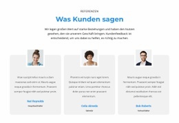 Was Denken Kunden - Kreativer Mehrzweck-Website-Builder