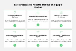 Estrategia De Desarrollo De Crisis Plantilla CSS De Tabla